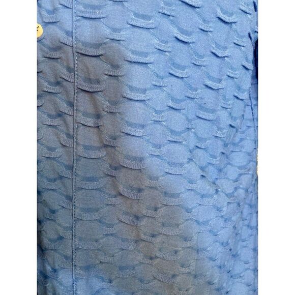 Kim Rogers blue textured cardigan - Picture 3 of 5